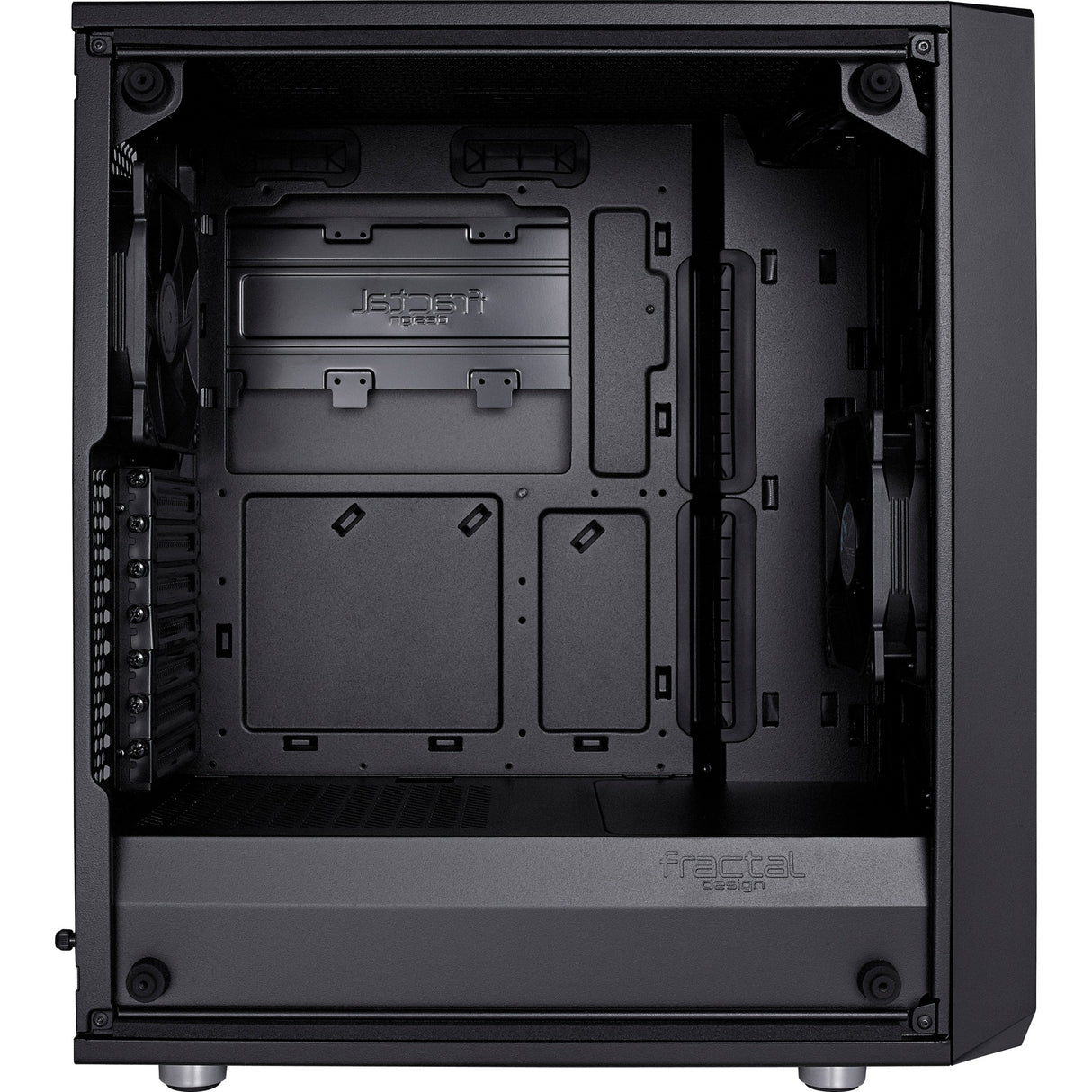 Fraktales Design meshify c dunkle getemperte Glas