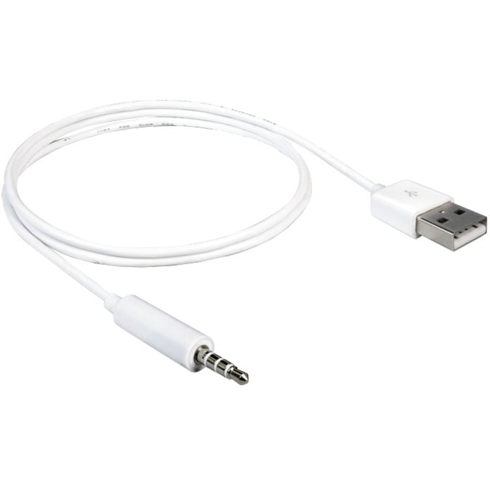 Delock Kabel USB-A Stecker > Klinke 3,5 mm Stecker 4 Pin Adapter (iPod Shuffle, 1 m)