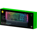 Razer Blackwidow V4, Gaming-Tastatur (Schwarz, US-Layout, Gelb, RGB-LEDs, Doubleshot-ABS)