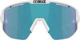 Bliz Matrix Nano Optics Braun mit Blau-Multi | photochrom - Sportbrille