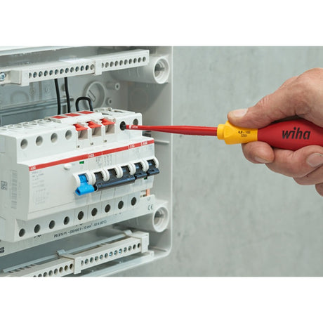 Wiha Schraubendreher-Set Soft Finish Electric Slimfix (rot gelb, 6-teilig)