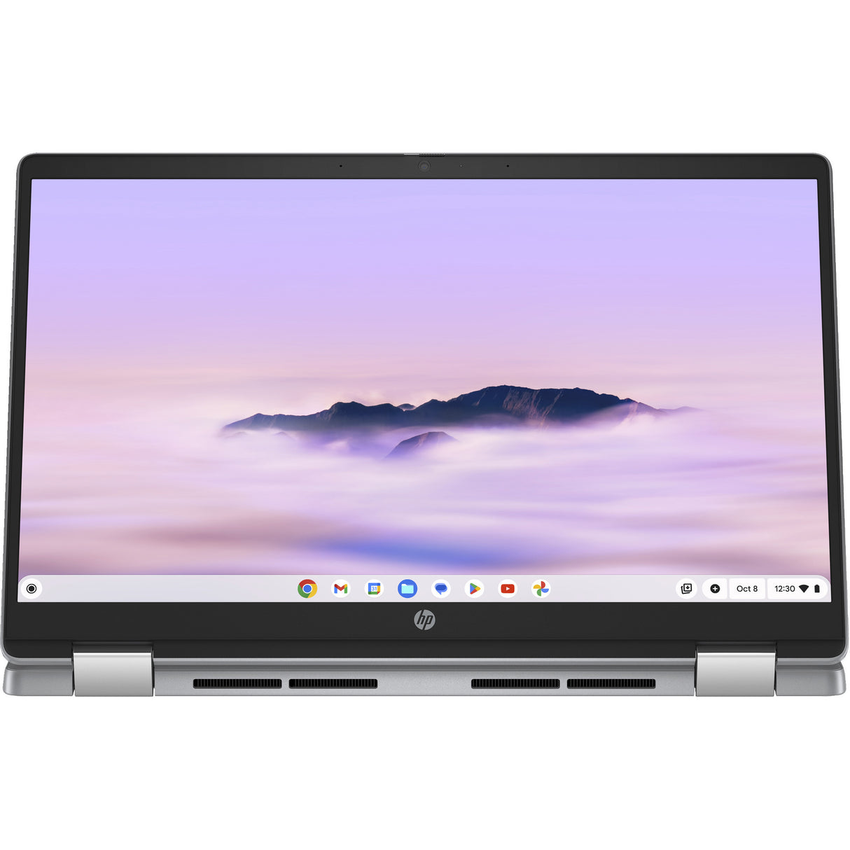 Hp chromebook x360 14b-cd0075nd (a12m4ea) 14 2-in-1 laptop (zilver | core i3-n305 | uhd graphics | 8 gb | 256 gb ufs | touch)