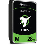Seagate exos m 28 tb harde schijf (st28000nm003k, sata 600, 24 7)
