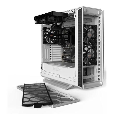 Ruhig sein! Silent Base 802 Midi-Tower-Gehäuse (weiß | 2x USB-A | 1x USB-C)