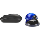 Kensington Slim Duo Gel-Maus-Trackball-Handgelenkauflage (blau schwarz)