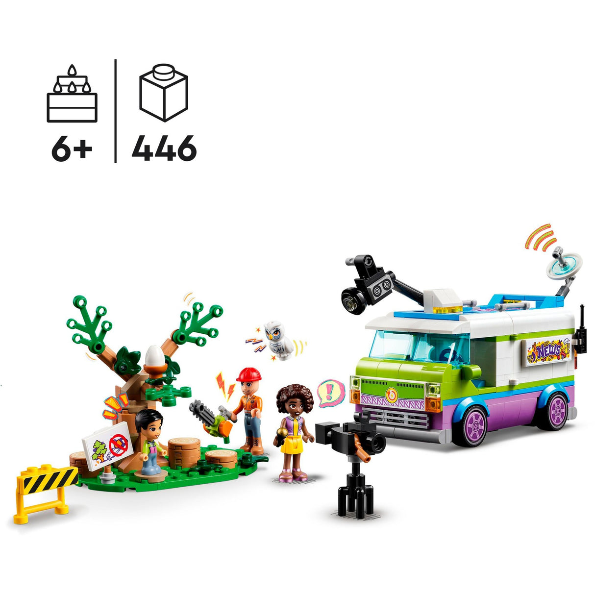 Lego Friends – Bauspielzeug „News Van“ (41749)