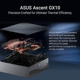 Asus ascent gx10 arm v9.2-a 128 2 mini-pc (donkergrijs | nvidia gb10 grace blackwell | dgx spark | nvlink-c2c | 128 gb | 2 tb ssd)