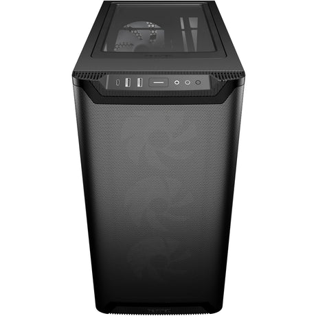 Ruhig sein! Pure Base 501 lx Midi-Tower-Gehäuse (schwarz | 2x USB-A | 1x USB-C | RGB | gehärtetes Glas)