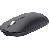 Trust Lyra kabelloses Multi-Device-Tastatur-Maus-Desktop-Set (schwarz, US-Layout (QWERTY), Scherenschalter, 65 %, 800–1.600 dpi, 2,4 GHz USB, Bluetooth)