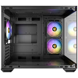 Antec cx600m argb Mini-Tower-Gehäuse (schwarz | 3x USB-A | gehärtetes Glas)