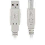 Sharkoon USB-A 2.0 > USB-B Kabel (grau, 0,5 Meter)