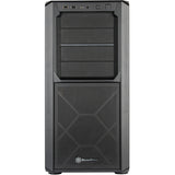 Silverstone sst-sed1-b Midi-Tower-Gehäuse (schwarz | 2x USB-A | 1x USB-C)