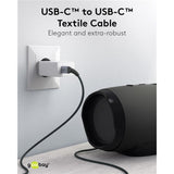 Goobay USB-C Schnellladegerät Nano (65 W) und USB-C Textilkabel