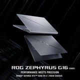 Asus rog zephyrus g16 gu605cp-qr103w 16 gaming laptop (grijs | core ultra 9 285h | rtx 5070 | 32 gb | 1 tb ssd)
