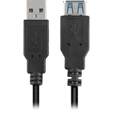 Sharkoon USB 3.0 Verlängerungskabel (schwarz, 1 Meter)