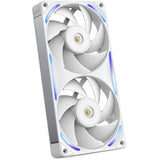 Nzxt f240x rgb case fans (wit, 2 stuks, 240 x 120 x 30 mm, pwm)