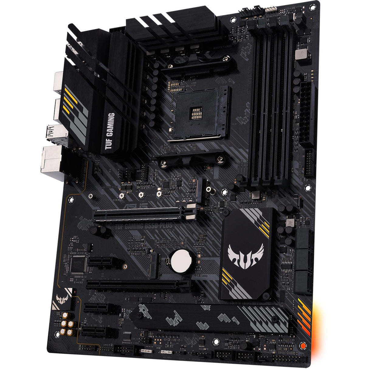 Asus TUF Gaming B550-Plus Sockel AM4 Motherboard (schwarz, Raid, 2,5 GB-LAN, Sound, ATX)