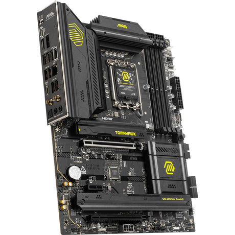 MSI Mag B860 Tomahawk WiFi Socket 1851 Motherboard (RAID, 5GB-LAN, WiFi 7, BT, Sound, ATX)