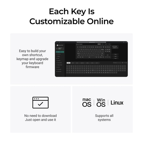 Keychron V3 Ultra 8K kabellose, benutzerdefinierte mechanische Tastatur (Schwarz, US-Layout (QWERTZ), Seidenbommelbraun, 80 % (TKL), RGB, Hot-Swap, 2,4 GHz | Bluetooth 5.3 | USB-C)
