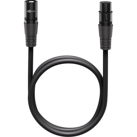 Goobay xlr-aansluitkabel (zwart, 2 meter)