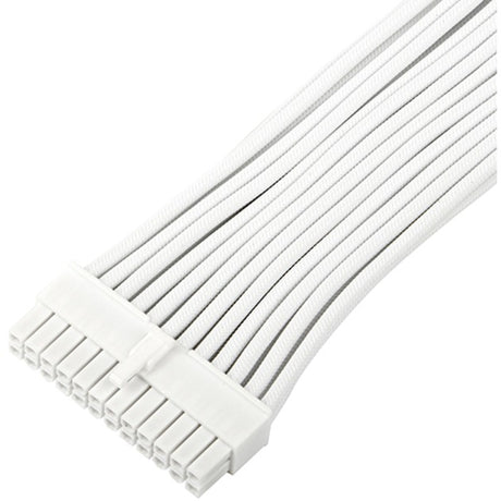 Silverstone sst-pp07e-mbw-v2, 24pin ATX-Verlängerungskabel (weiß, 30 Zentimeter)