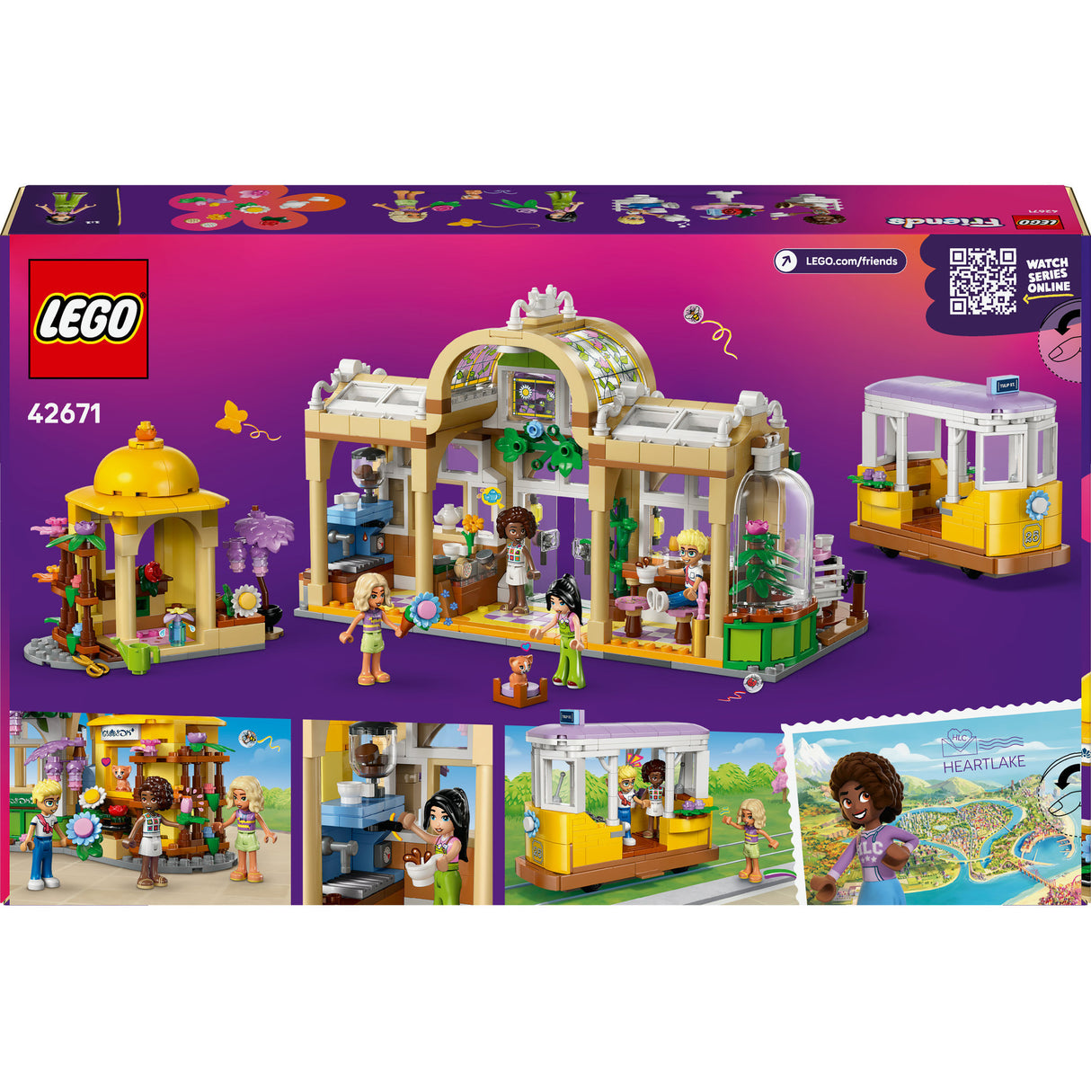 Lego Friends 42671 Pflanzencafé und Blumenladen