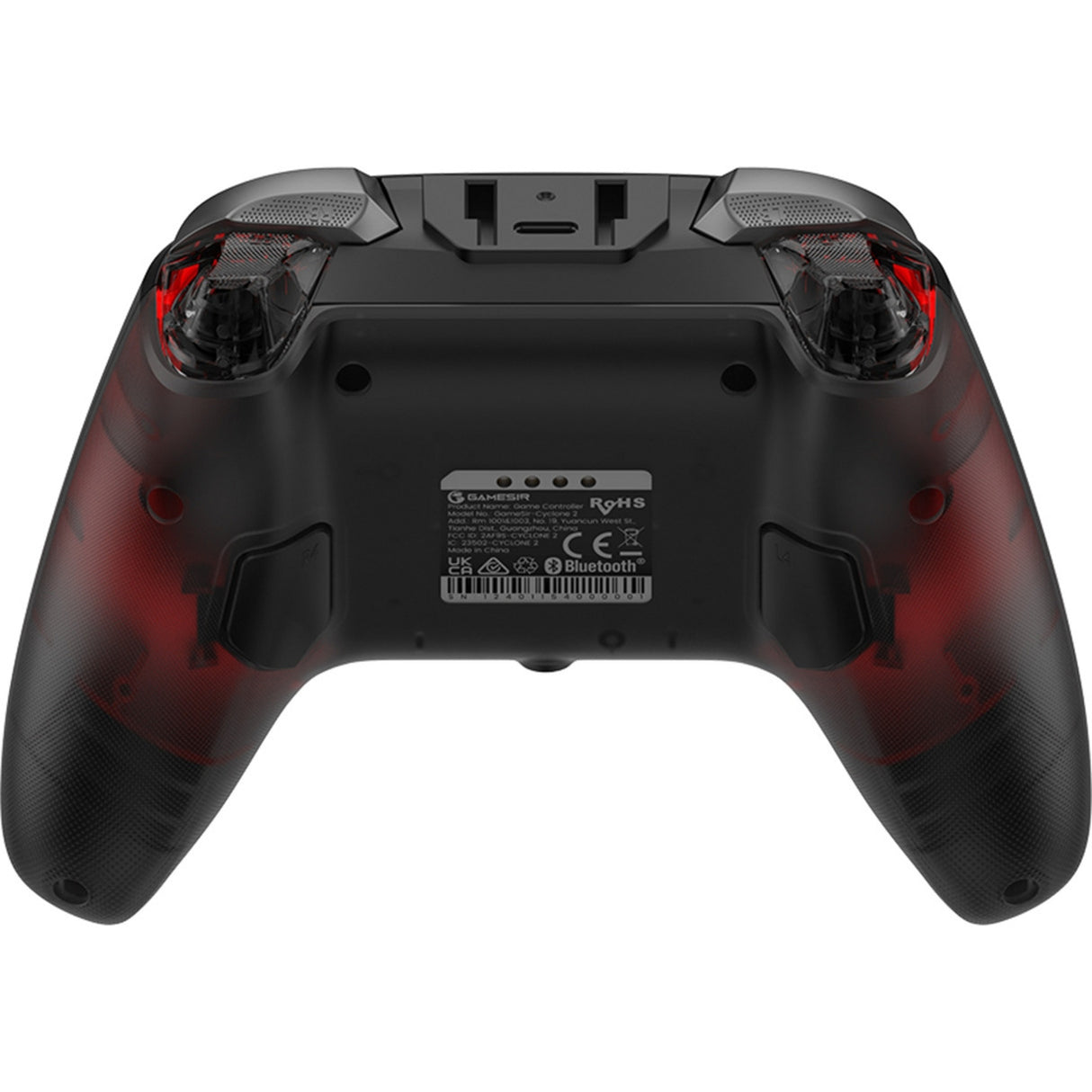 Gamesir Cyclone 2 Multiplattform-Controller – Shadow Black (Schwarz Rot, USB 2,4 GHz Bluetooth, Switch, Android, iOS, PC)