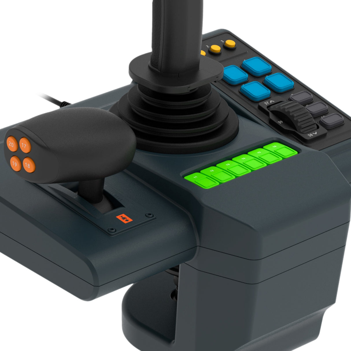 Hori Landwirtschaftsfahrzeug-Steuerungssystem-Simulator-Set (schwarz)