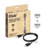 Club 3D DisplayPort 2.1 bidirektional, Vesa DP80-zertifiziert