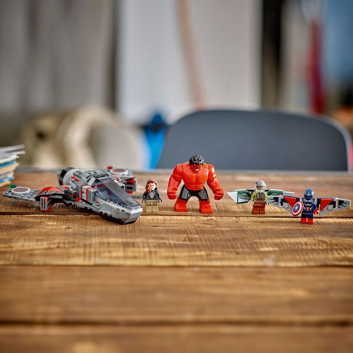 Lego Marvel 76292 Captain America vs. Red Hulk Duell