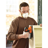 Black+Decker 120 Watt Maus-Detailschleifer KA2500K-QS Deltaschleifer (Orange Schwarz, Zubehör und Koffer im Lieferumfang enthalten)
