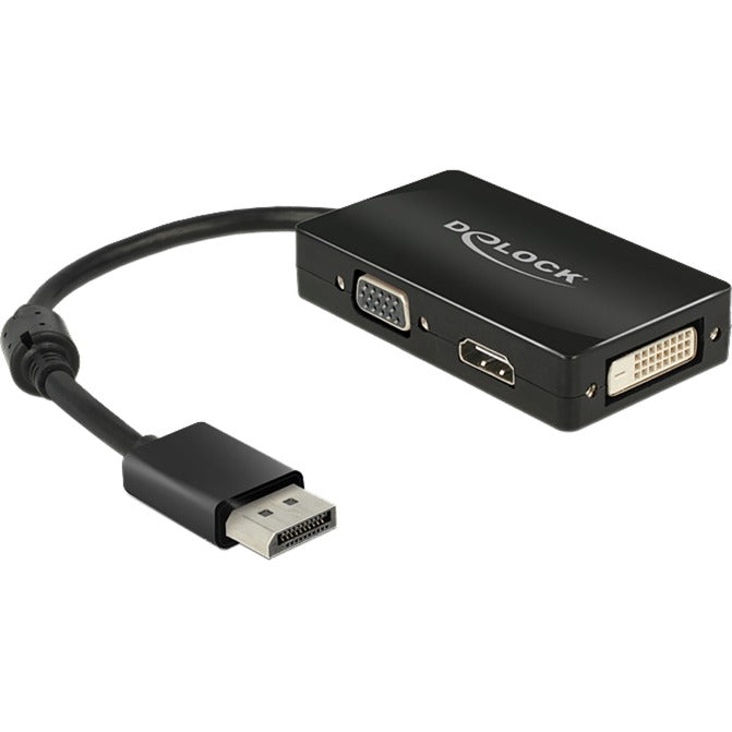 Delock Display Port > VGA HDMI DVI Adapter (schwarz)