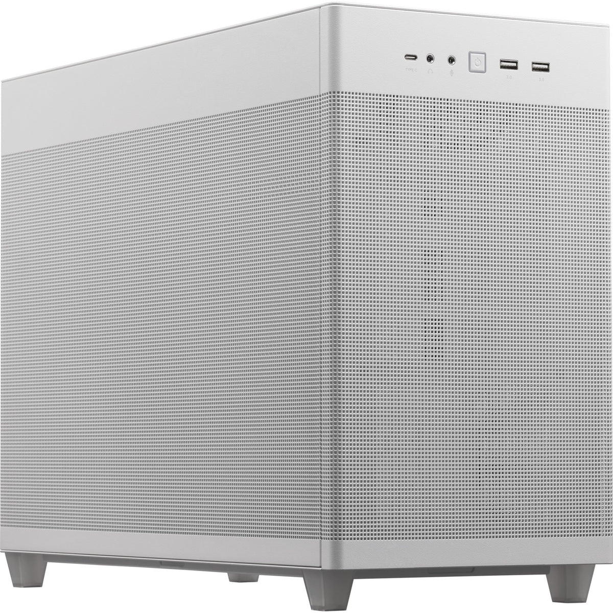 Asus Prime AP201 Mini-Tower-Gehäuse (weiß | 2x USB-A | 1x USB-C)