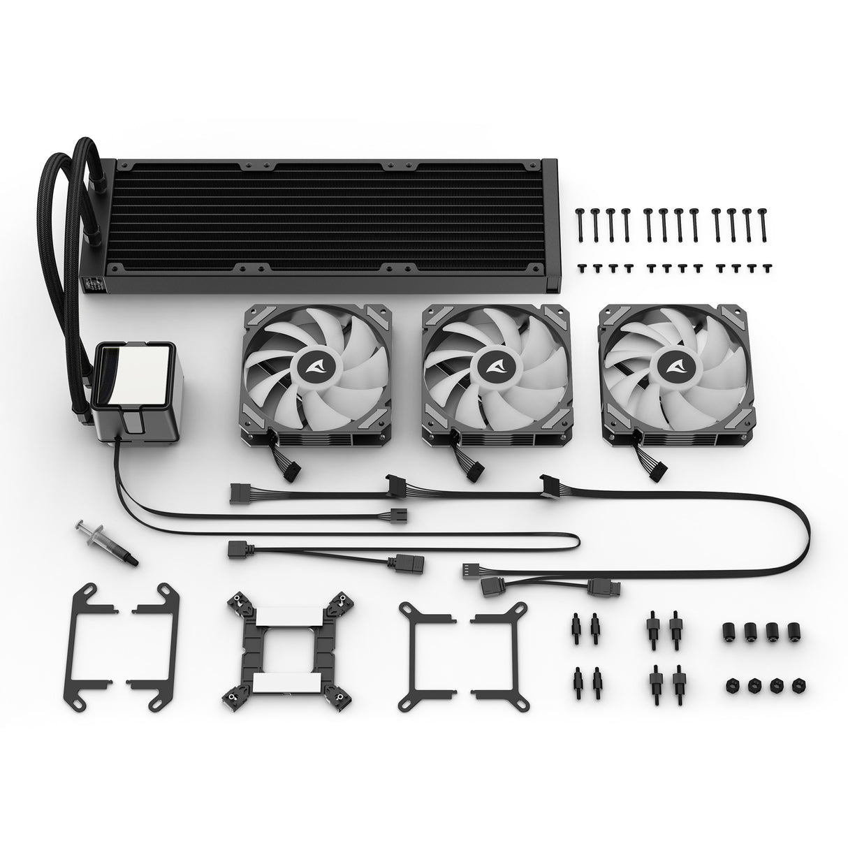 Sharkoon S60 ArGB Wasserkühlung (schwarz, 4-Pin-PWM)