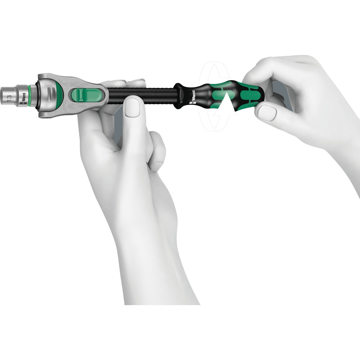 Wera 8100 SC 6 Zyklop Speed ​​Rattels Set, 1 2 Laufwerk