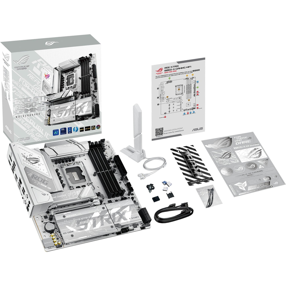 Asus ROG Strix B860-G Gaming WiFi Sockel 1851 Mainboard (RAID, 2,5 GB-LAN, WiFi 7, BT, Sound, µATX)