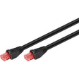 Goobay Cat.6 Netzwerkkabel (schwarz, 15 Meter, UUTP, Outdoor)