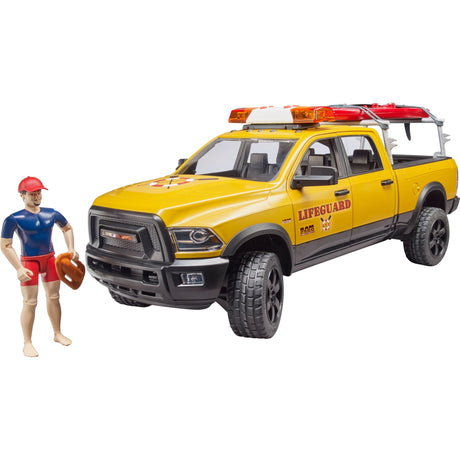 Bruder Dodge Ram 2500 Rettungswagen mit Rettungsschwimmer, Modellfahrzeug (02506)