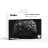 8bitdo Ultimate 2 Bluetooth-Controller (schwarz, PC, Switch 2, Bluetooth USB-C 2,4 GHz)