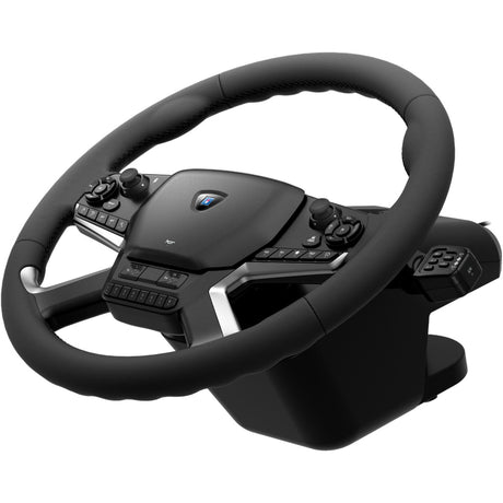 Hori Force-Feedback-LKW-Steuerungssystem-Simulator-Set (schwarz silber)