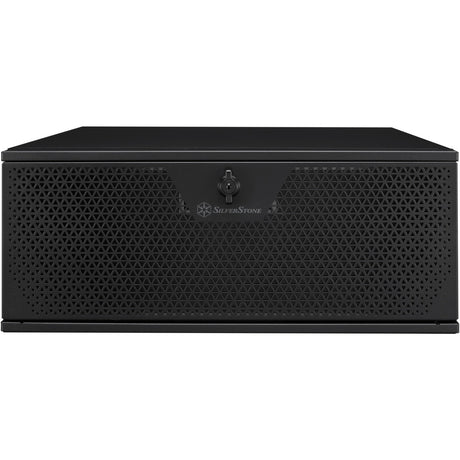 Silverstone RM44 Rackgehäuse (schwarz | 4U | USB Typ-C | 2x 80mm Gehäuselüfter im Lieferumfang enthalten)