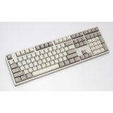 Ducky origin vintage mechanisch toetsenbord (grijs, us lay-out (qwerty), cherry mx red, 100%, hot swap, pbt double-shot keycaps)