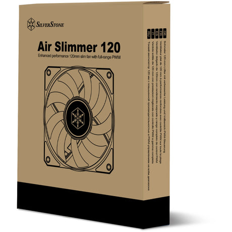 Silverstone Air Slimmer 120 Gehäuselüfter (schwarz, 120 x 15 x 120 mm, PWM)