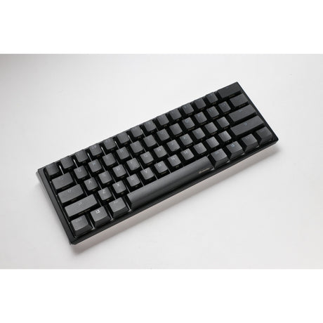 Ducky One 3 klassische Mini-RGB-mechanische Tastatur (Schwarz, US-Layout (QWERTZ), Cherry MX Silent Red, 60 %, RGB-LED, Double-Shot-PBT, Hot-Swap-fähig, Quack-Mechanik)