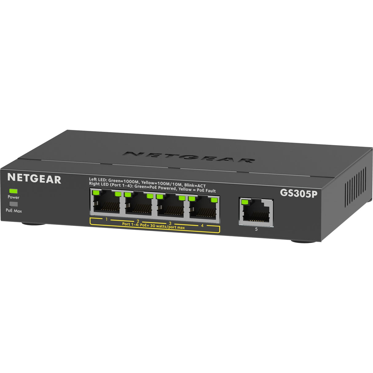 Netgear 5-Port-PoE+-Gigabit-Ethernet-Soho-Unmanaged-Switch
