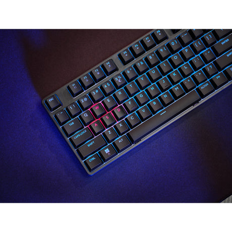 Trust gxt 864 cada compact mechanisch tkl-gamingtoetsenbord (zwart, us lay-out (qwerty), huano brown, rgb)