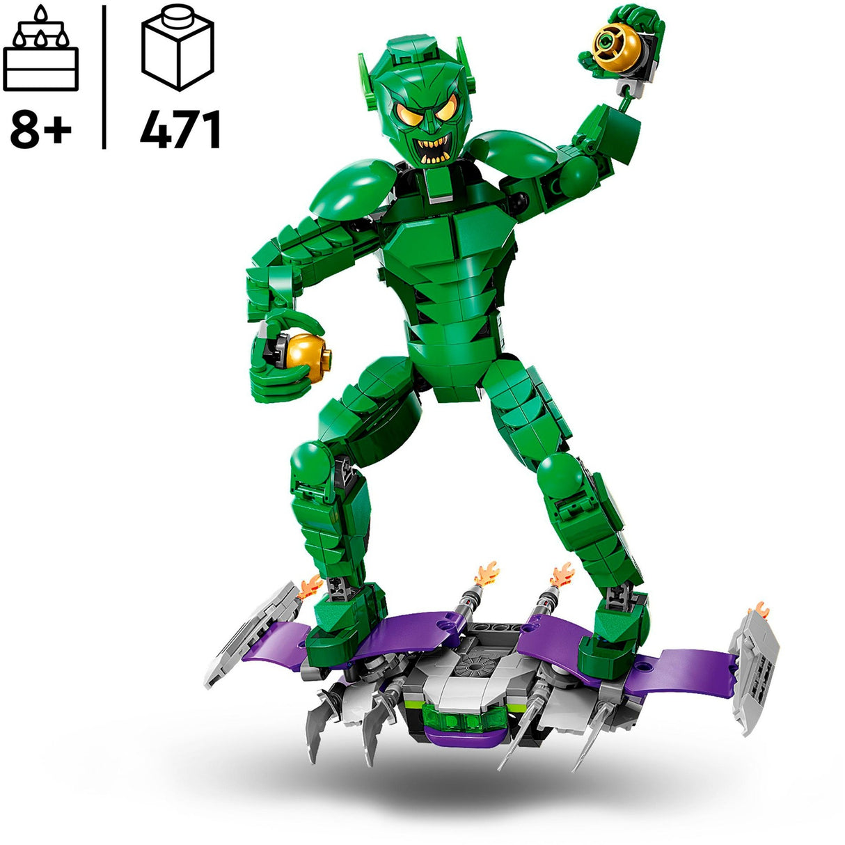 LEGO Super Heroes 76284 Grüne Bobelkonstruktion Figur
