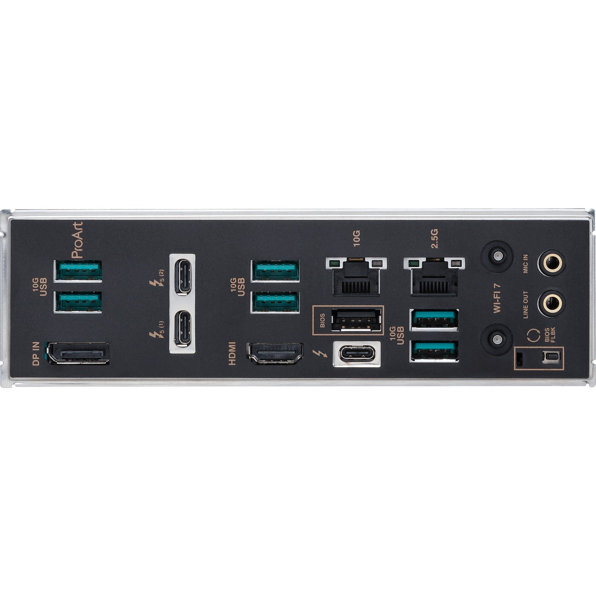Asus ProArt Z890-Creator WiFi Socket 1851 Motherboard (RAID, 2,5 GB-LAN, 10 GB-LAN, Wi-Fi 7, BT, Sound, ATX)