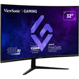 Viewsonic vx3218-pc-mhd 32 curved gaming monitor (zwart, 2x hdmi, 1x displayport, 180 hz)