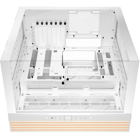 Ruhig sein! Light Base 600 dx Midi-Tower-Gehäuse (weiß | 2x USB-A | 1x USB-C | RGB | gehärtetes Glas)